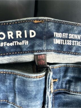 torrid Skinny Trio Fit Jeans size 16-20 short